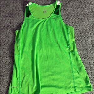 Lime Green Nike Tank Top